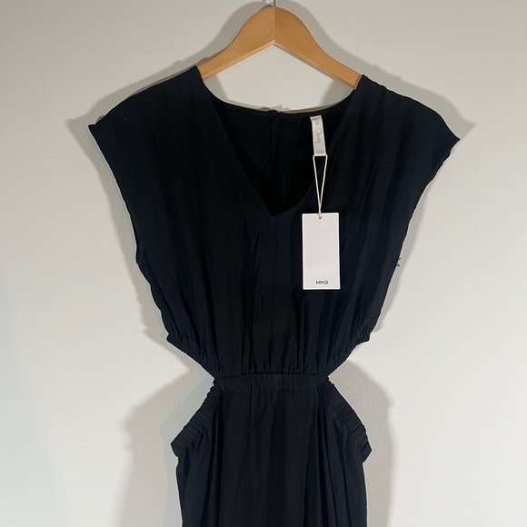NWT Mango Midi Cut out Dress size small - Picture 5 of 10
